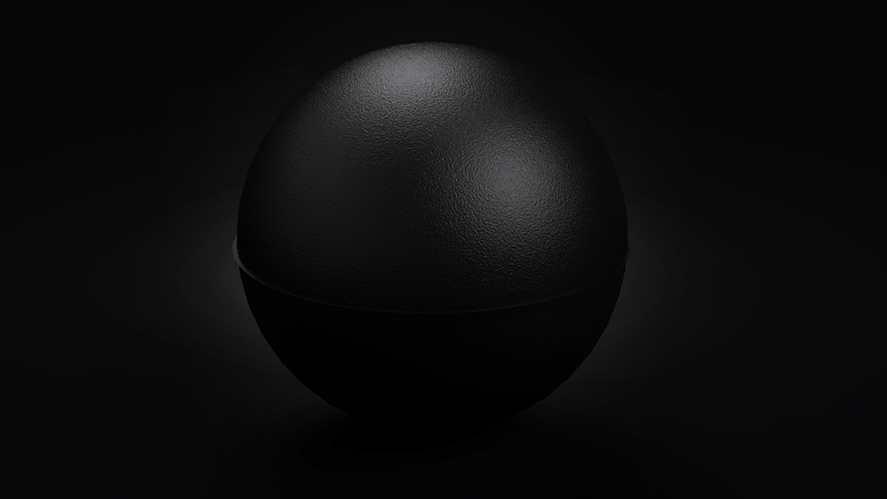 Black Rubber Ball