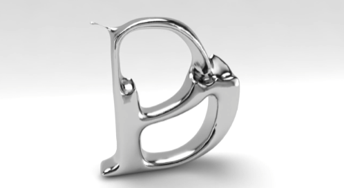 DP: Liquid Metal Logo