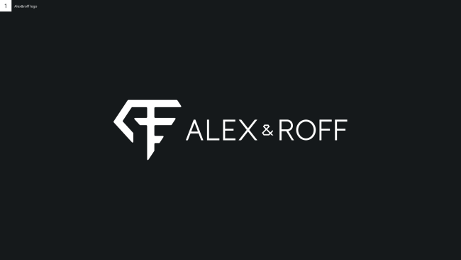 alexroff jewelry shop logo